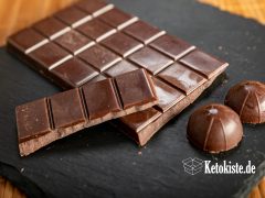 dunkle protein Schokolade